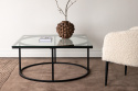 Soffbord \'Skåne\' 90x90cm - Svart