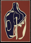 Poster \'Cerámica\' 30x40 - Röd/Blå