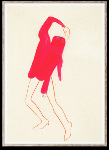 Poster \'The Pink Pose 30x40 - Rosa