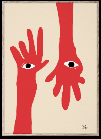 Poster \'Hamsa Hands\' 30x40 - Rd