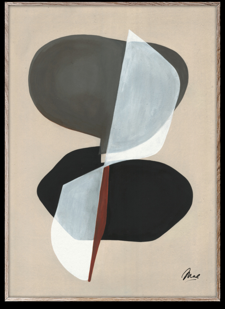 Poster 'Composition 01' 30x40 - Multi 01' 30x40 - Multi