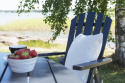 Bord Ute \'Läckö\' Ø120 CM - Grå