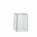 Lykta 2-pack \'Ripple\' - Mässing/Glas
