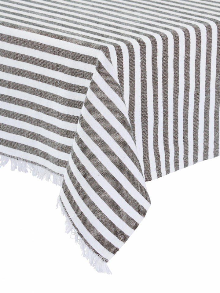 Duk \'Gaby\' 140x280 - Brun i gruppen Inredning / Textilier / Bordsdukar hos Reforma (1528-85-012)