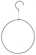 Rund galge \'Plasma\' - Mattsvart