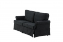 Soffa \'Anja\' 2-sits - Svart