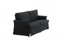 Soffa \'Anja\' 2-sits - Svart