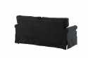 Soffa \'Anja\' 2-sits - Svart