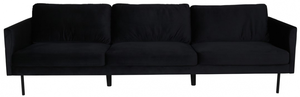 Soffa \'land\' 3-sits - Svart
