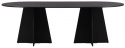 Matbord \'Blomstermala\' 115x230cm - Svart