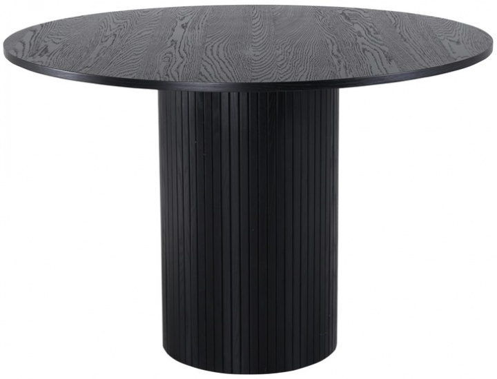 Matbord 'Barkaby' Runt 110cm - Svart 