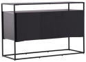 Skåp \'Kingsport\' 120x80cm - Svart