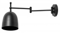 Vägglampa - Svart metall