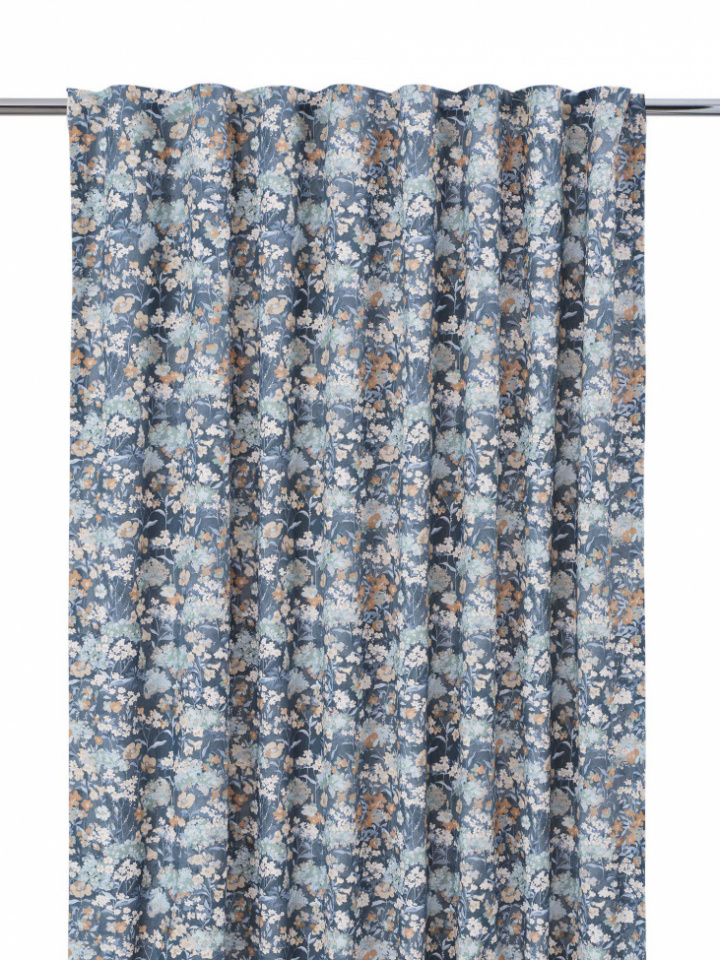 2-pack Gardin \'Äng\' 135x280cm - Blå i gruppen Inredning / Textilier / Gardiner hos Reforma (1618-20-008)