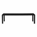 Trädgårdsbänk \'Vondel\' 175x45cm - Svart