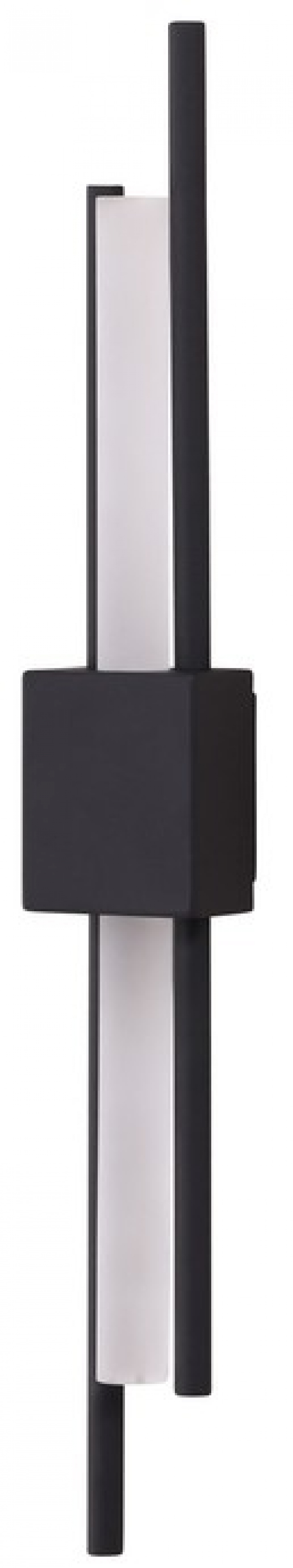 Vägglampa 'Bygdo' - Svart