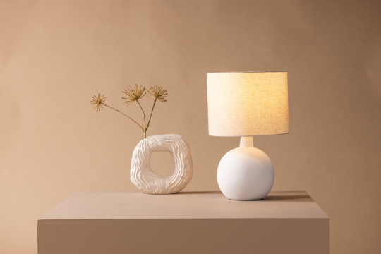 Bordslampa \'Tidaholm\' - Beige