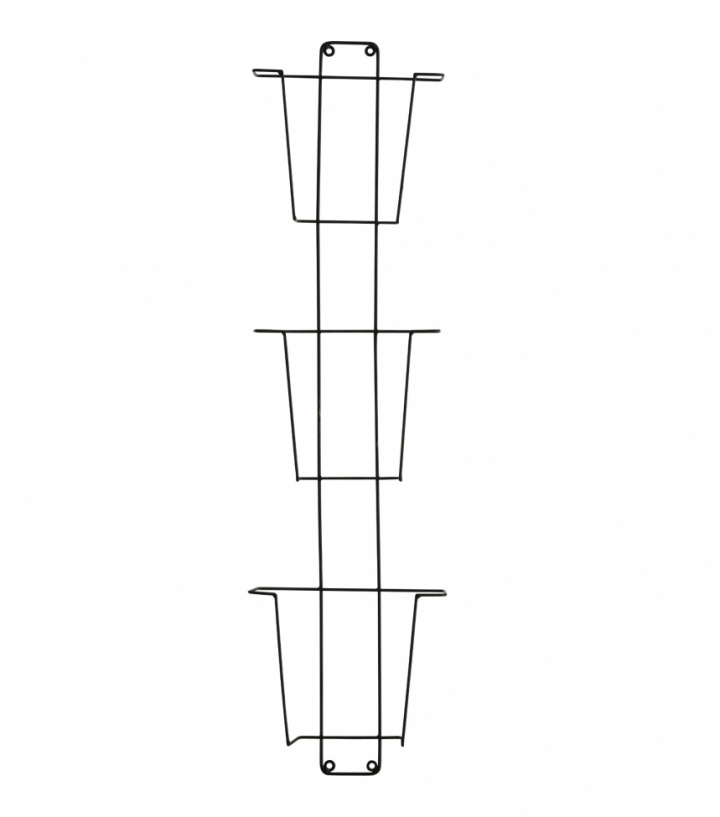 Tidningställ Vägg Svart - Madam Stoltz