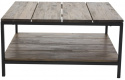 Soffbord \'Stenshuvud\' 80x80cm- Brun
