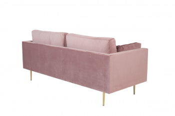 Soffa \'Bjelland\' 3-sits - Rosa