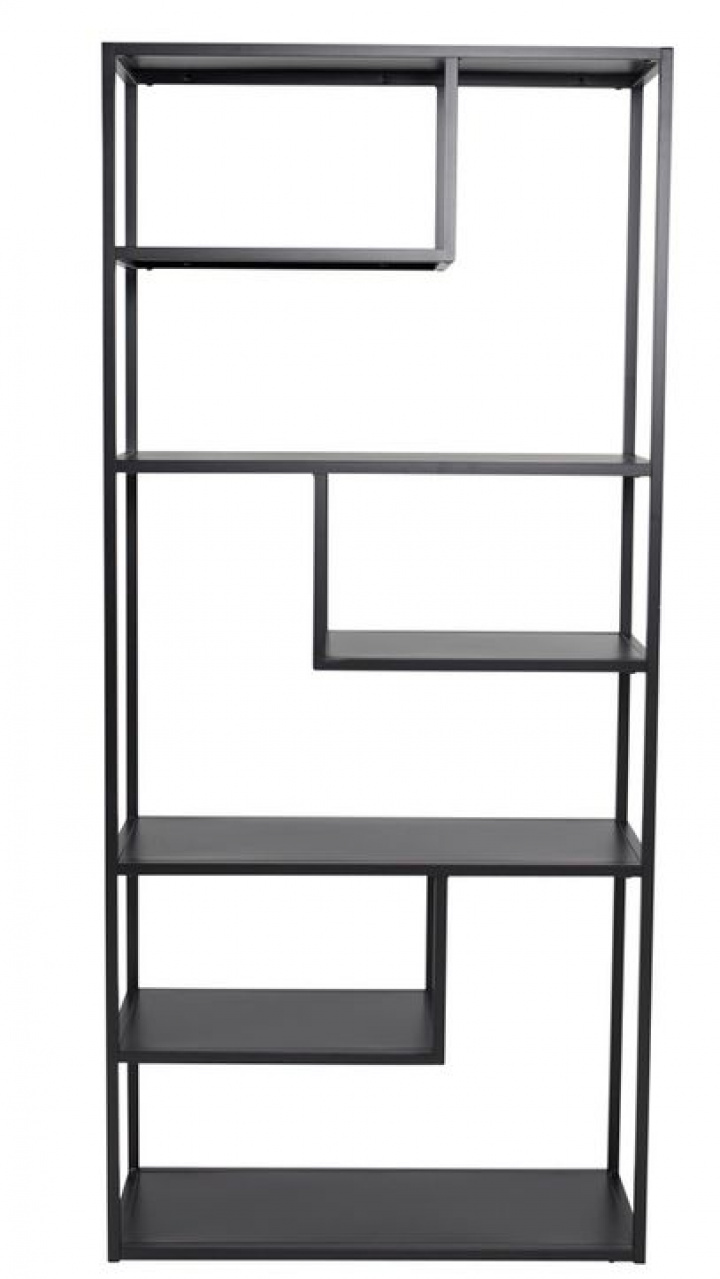 Hylla 'Staal' 85x188cm - Svart