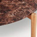Soffbord \'Marble\' S - Brun