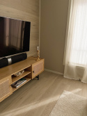 Tv-bänk \'Stil\' - Natur/Svart
