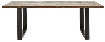 Matbord \'Iron\' - Återvunnet trä 220x100cm