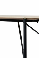 Matbord \'Hornstull\' 160x90cm - Ek/Svart