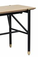 Bänk \'Hornstull\'- Ek/Svart