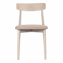 Stol \'Ystad\' - Vit ek/Beige