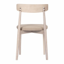 Stol \'Ystad\' - Vit ek/Beige