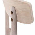 Stol \'Ystad\' - Vit ek/Beige