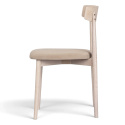 Stol \'Ystad\' - Vit ek/Beige
