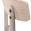 Stol \'Ystad\' - Vit ek/Beige