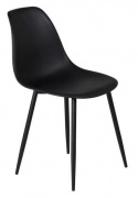 Stol \'Eidsberg\' - Svart plast