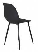 Stol \'Eidsberg\' - Svart plast