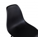 Stol \'Eidsberg\' - Svart plast