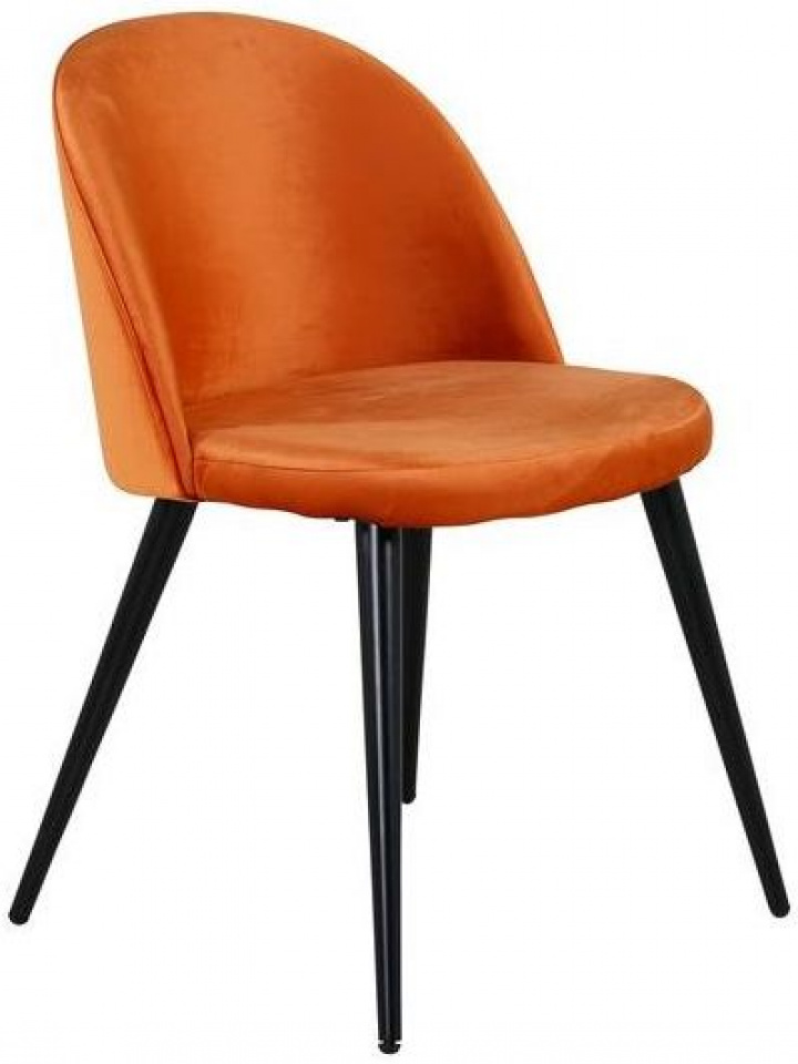 Stol \'Elverum\' - Orange/Svart i gruppen MBLER / Sittmbler / Stolar hos Reforma (19924-866)