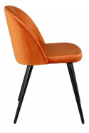 Stol \'Elverum\' - Orange/Svart