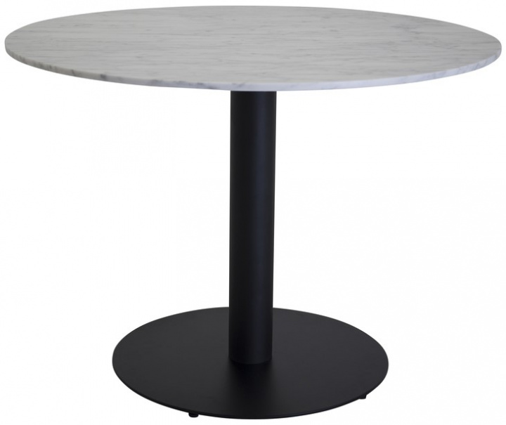 Matbord 'Ebba' Runt 106cm - Vit 