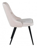 Stol \'Elverum Deluxe\' - Beige/Svart