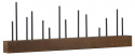 Bordslampa \'Hammar\' 27cm - Valnöt