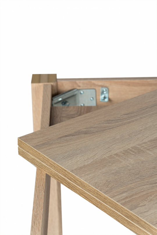 Matbord \'Altea\' - Ek 80-160x80cm