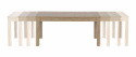 Matbord \'Seweryn\' 160-300x90cm - Natur 