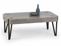 Soffbord \'Rustik\' 110x60cm - Svart/Grå