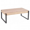Bord \'Wood\' 110x64cm - Natur/Svart