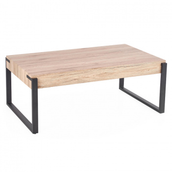 Bord \'Wood\' 110 x 64 CM - Natur/Svart