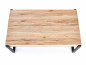 Bord \'Wood\' 110x64cm - Natur/Svart