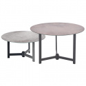 Soffbord \'Twinie\' set of 2 - Brun/Grå